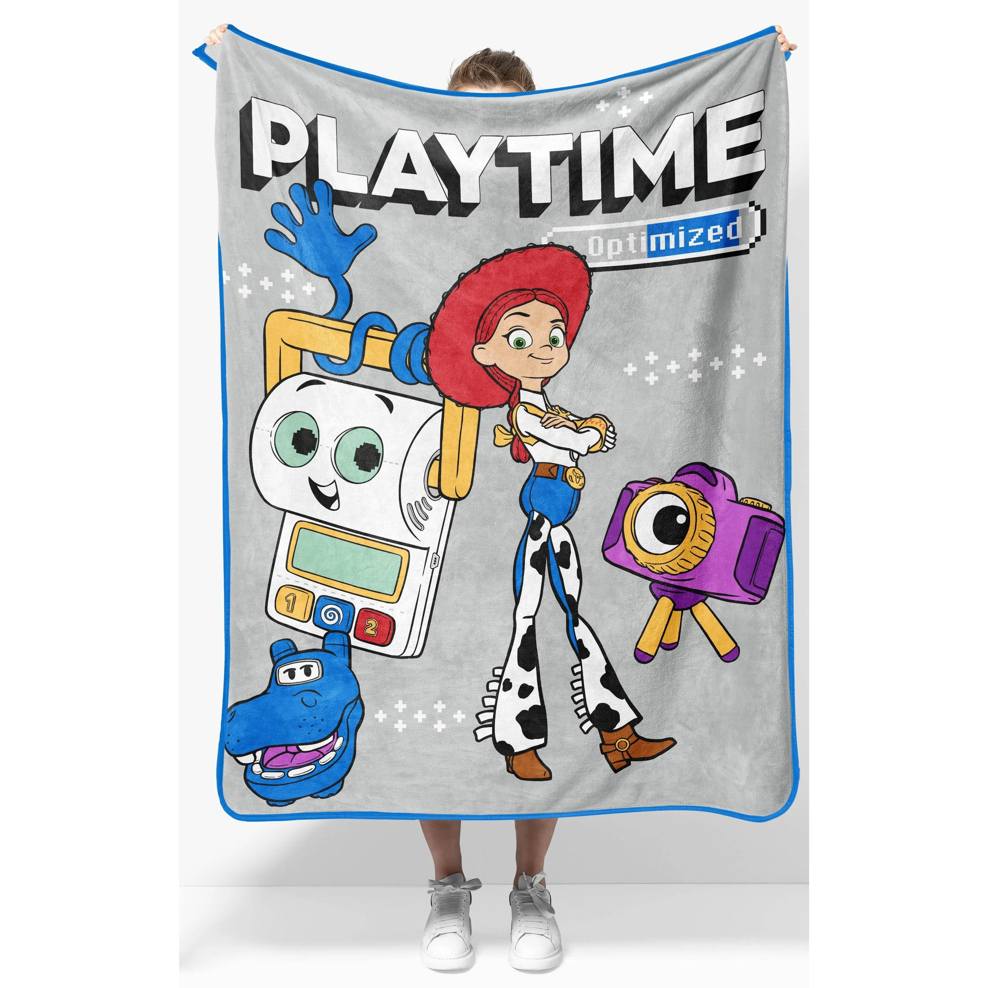 Jay Franco Official Disney Pixar Toy Story 5 Playtime Plush Throw Blanket 3 Sizes
