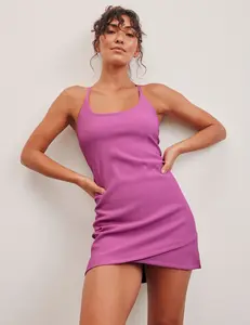 The Line Ribbed Mini Dress