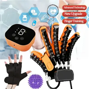 Rehabilitation Robot Glove for Stroke, Robotic Hand Stroke Recovery Equipment, Fingers Strength Training Device for Hemiplegia, Strength Adjustable