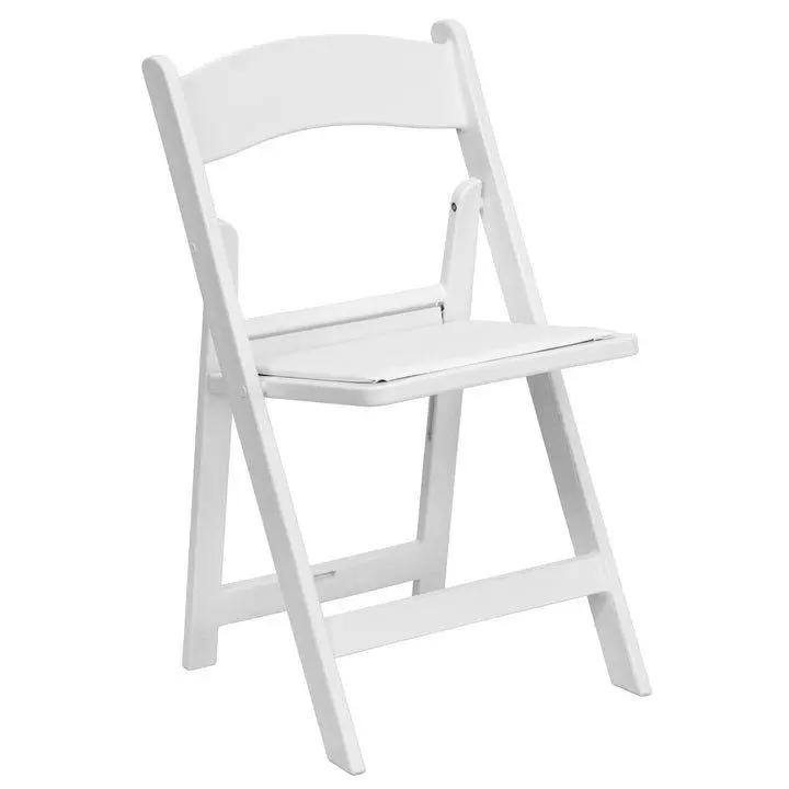 White Resin Folding Chairs Box of 4
