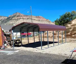 12'x20'x6' Regular Style Steel Open Carport | ASB-2024-00001