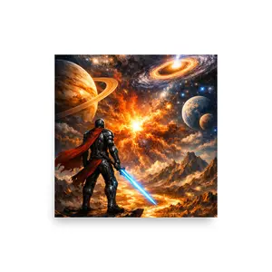 Cosmic Warrior Poster