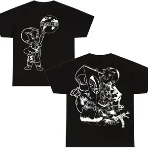 Greedyboyz Graphic Tee, Bold Cartoon Kid Design, Streetwear-Inspired T-shirt, Unisex Menswear Womenswear Top, Fun and Edgy Artwork Tee, Full Colors, For Men, For Women