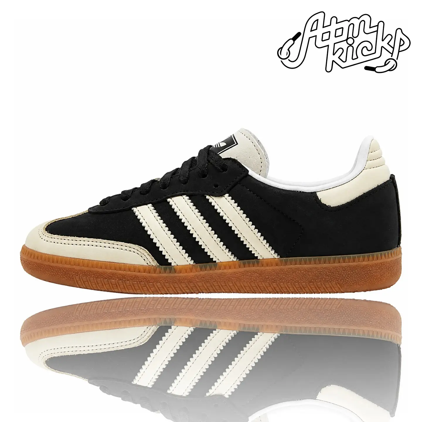 adidas Samba OG Black Wonder White (Women's) IE5836 Authentic Shoes Footwear Sneaker Trainer Comfortable Walking Fashion Trending Gift