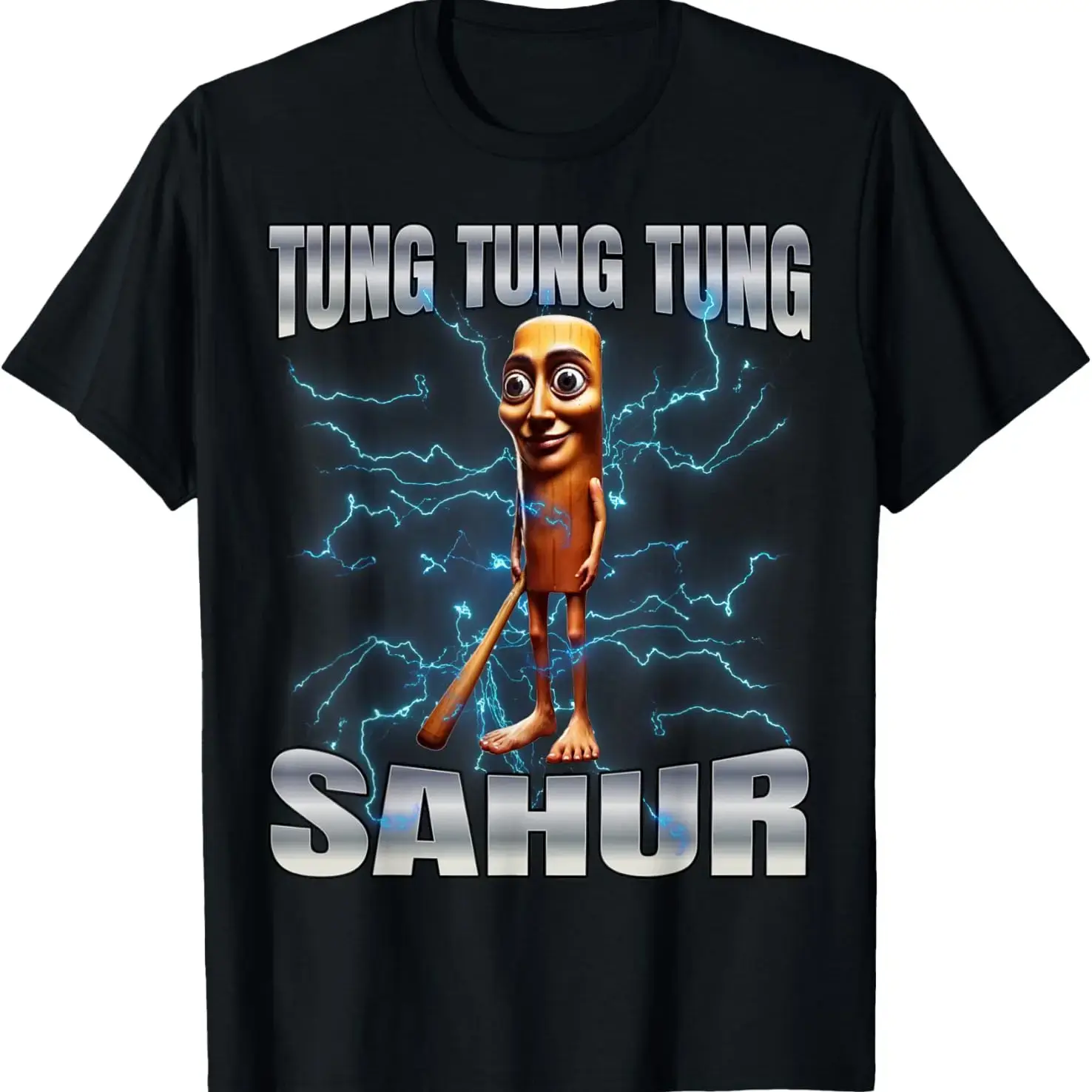 100% Cotton Unisex Tung Tung Tung Sahur T-Shirt women graphic shirts
