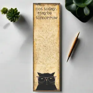 Not Today Cat Notepad