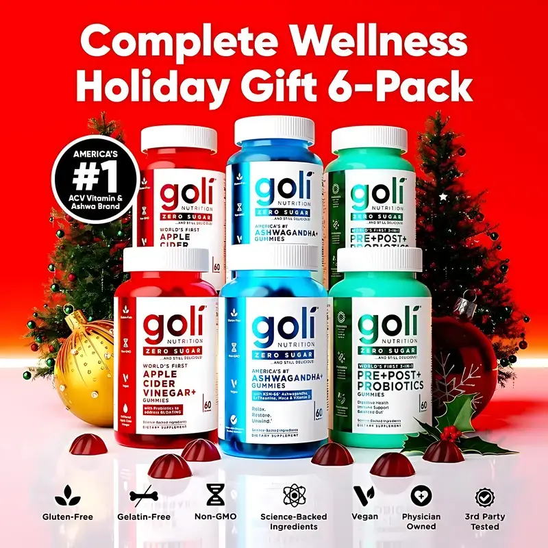 Goli 6-Pack Gummies Bundle - Fast 24H Shipping
