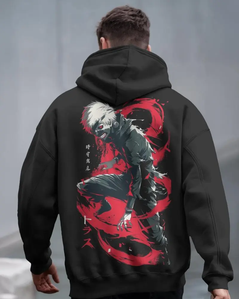 tokyo ghoul black hoodie - TikTok Shop