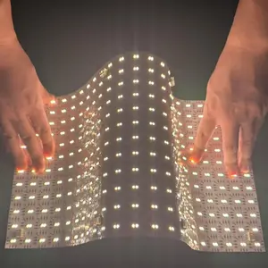 TITATEC 1-Pack LED Backlight Sheet DC24V 40W 6500K Cool White, 19.3X9.6 inches Each Unit, High-Brightness Flexible LED Panel Sheet for Backlit Commercial Bar Tops/Retail Signage/Display Cases