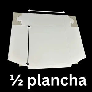 1/2 PLANCHA (SHEET) SET OF 12 Cake Dessert Box - Cardboard Box for Cakes and Desserts