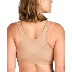 Posture Bras for Women - Front Closure Bra for Women No Underwire Back Support Plus Size Full Coverage Bra