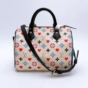 Pre-owned Louis Vuitton canvas Tote Bags Speedy Bandouliere Bag Limited Edition Game On Multicolor Monogram