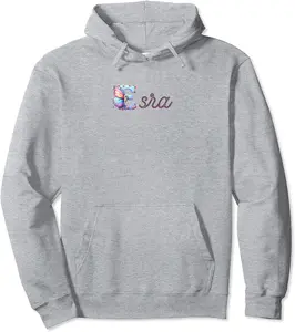 Esra Name Initial Floral Garden Name Pullover Hoodie - Janessaho Shop 81B0D4F9TC31