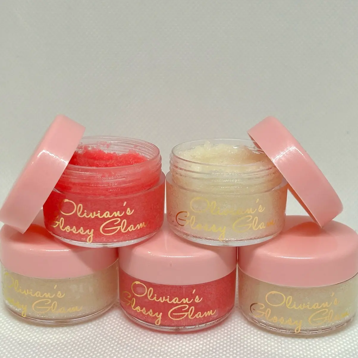 Lip Scrub by Olivian's Glossy Glam (Lip Exfoliator)