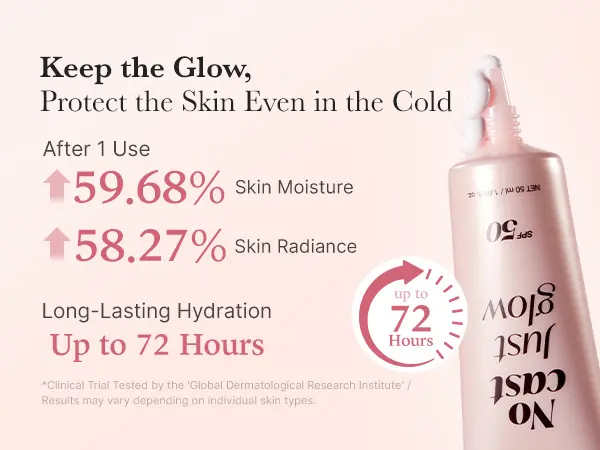 Product Introduction of [NEW] [medicube] No Cast Just Glow Collagen Sunscreen | SPF 50 Broad Spectrum Face Sunscreen | Lightweight, Non-Sticky, Hydrating Formula | No White Cast or Residue | Peptide, Cica for Soothing & Natural Glow 17