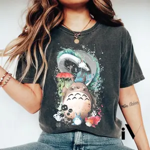 Vintage Totoro T-Shirt, My Neighbor Totoro, Studio Ghibli T-Shirt, Ghibli Shirt, Hayao Miyazaki, Studio Ghibli Gift, Anime Totoro T-Shirt