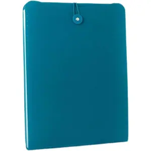 Vertical Expanding Accordion Folder with 7 Pockets Paperwork Organizer Document Wallet Briefcase Business File Organizer Bag A4 Letter Size Elastic Rope Closure Light Blue