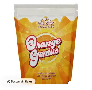 Orange Genius Juice Beverage 30 Servings Natural Ingredients for Energy Concentration Vitamin Fruit Dietary Supplement Ideal for Healthy Living