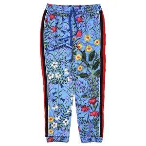 Pre-owned GUCCI Polyester Small Leather Goods Cotton Blend Pants