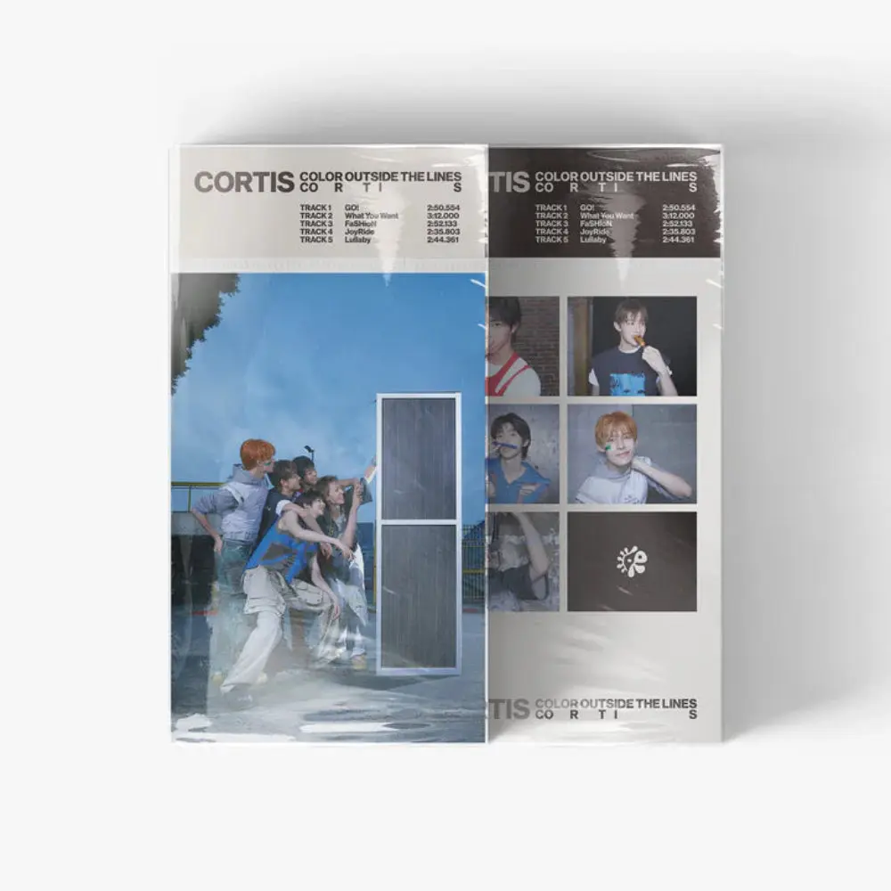 CORTIS – The 1st EP COLOR OUTSIDE THE LINES [Weverse Albums Ver.] | Official K-Pop QR Album | A Ver. / B Ver. | 20p Photobook or 6 Instant Photos + Random Photocard