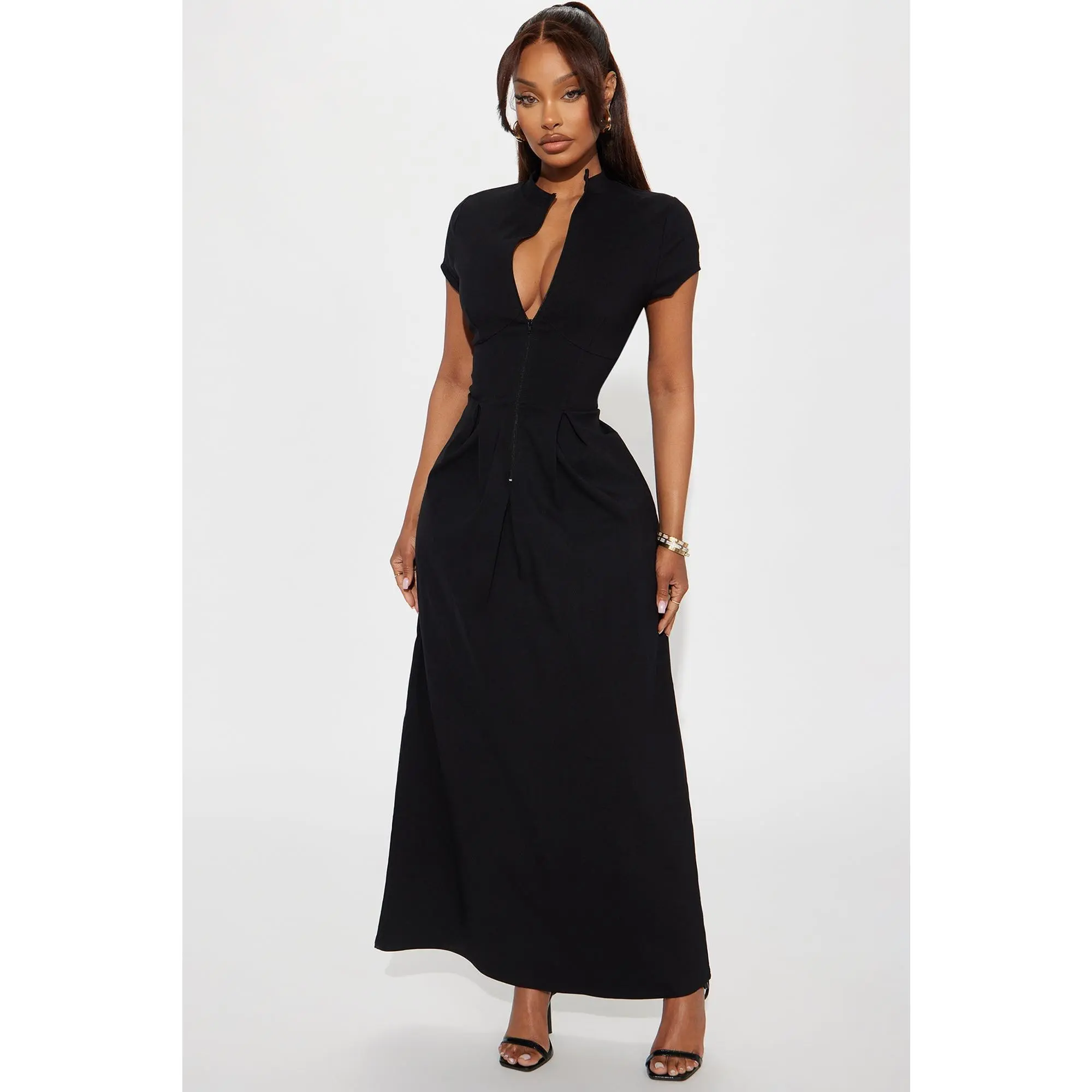 Too Busy To Care Maxi Dress - Black