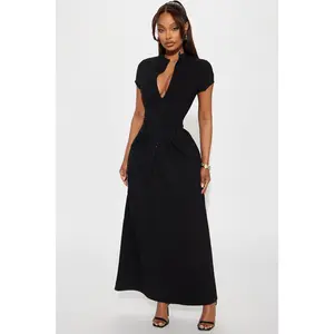 Too Busy To Care Maxi Dress - Black
