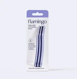 Disposable Dermaplane Razors 3 Pack - Hair Removal Precision Blade for Efficient and Convenient Use Cosmetic Body Care Peach Protective Smooth Wax