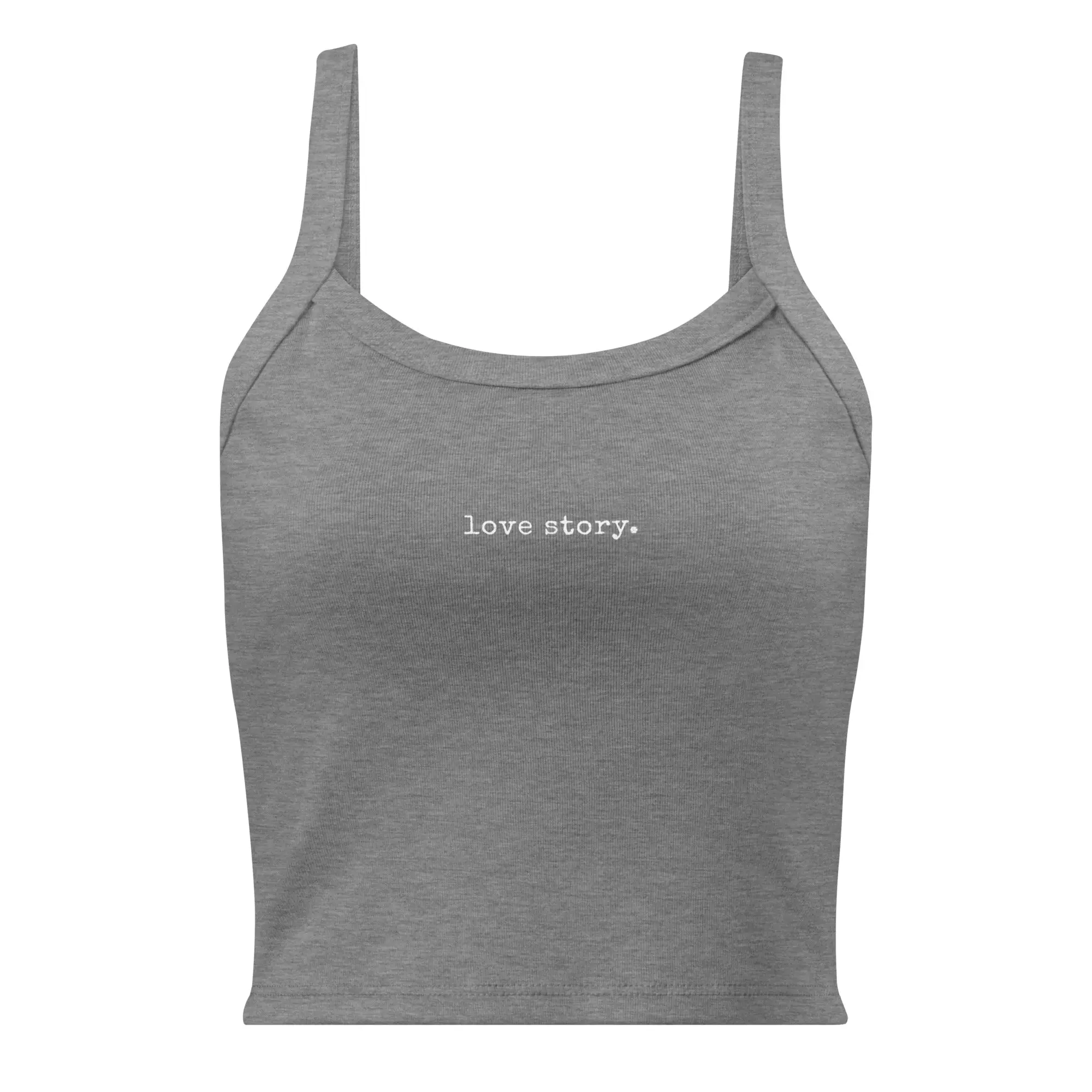 Love Story Ribbed Tank
