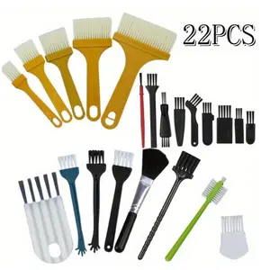 Pack of 22 Home daily use Small Cleaning Brushes, Electronics Brush for Cleaning Computer Keyboards, Laptop, Sewing Machine, Cleaning Brush Kit Household