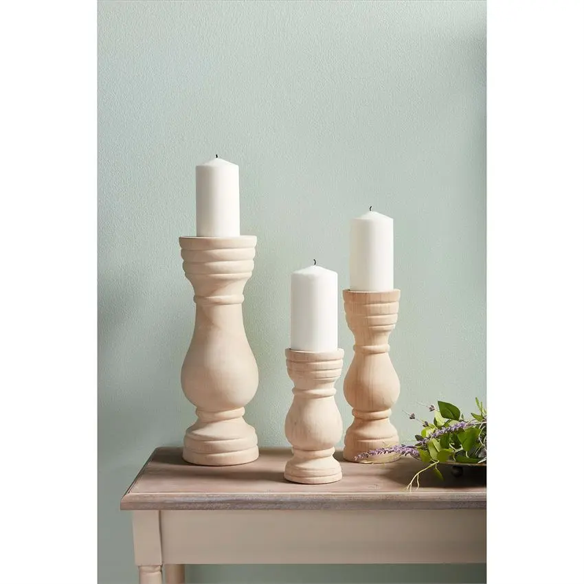 PAULOWNIA WOOD CANDLESTICKS