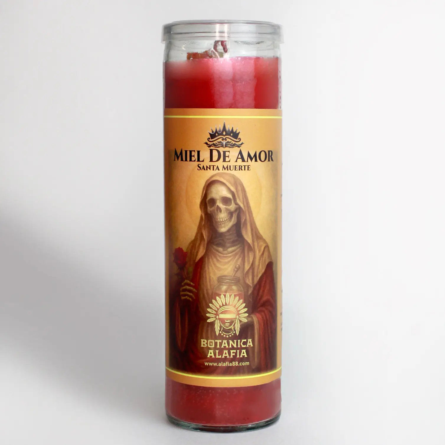 Santa Muerte – Miel de Amor Candle | Ritual Soy Wax | Botanica Alafia