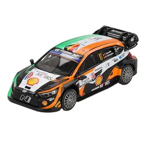 Mini GT 1:64 Hyundai i20 N Rally1 #11 2023 Rally Croatia Power Stage Winner Model Toy Car, Collectible Toys for Hobbyists