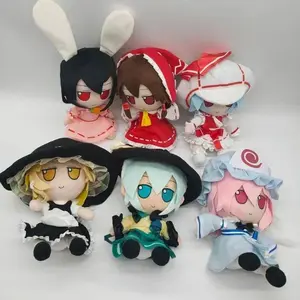 20CM Anime TouHou Project Smoke Plush Toys Kochiya Sanae Izayoi Sakuya Lolita Stuffed Dolls Plushie Pillow Figure Christmas Gift