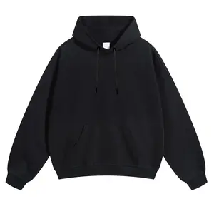 [3-Days Delivery] [Solid Color] Solid Color Heavy Hoodie Unisex Oversized Drawstring Hooded Cotton Sweatshirt with Front Pocket for Daily Wear Comfort Hoodie for All Genders