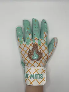 Lit Mitts Mint Waffle Drip Short Cuff Batting Gloves