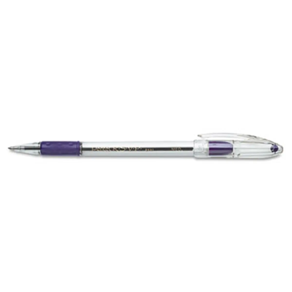 Pentel BK91V R.S.V.P. Ballpoint Stick Pen - Violet Ink, Medium Point, Durable Stainless Steel Tip, Consistent Line Without Skipping, Easy to Use, Escape Writing Fatigue, Daily Use, 12-Pack, Metal Pens & Refills, Boxed Pack Pens & Refills