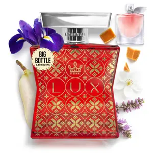 Eternal Lux - Inspired by Designer Iris Caramel Pear Perfume - 3.4 oz (100ml) - EDP- Long-lasting - Vegan - Clean Ingredients - Perfume Spray for Women - 2000 sprays per bottle