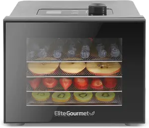 Elite EFD308 Digital Food Dehydrator With 4 Steel Trays