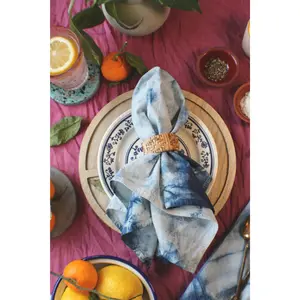 Indigo Cloud Napkin Set