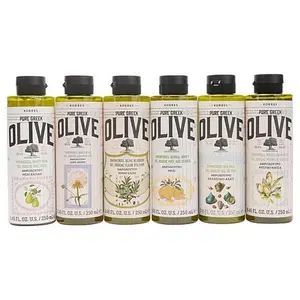 Korres Olive 6-piece Olive Oil Scented Shower Gel Collection Korres Olive 6-piece Olive Oil Scented Shower Gel Collection