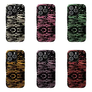 Zebra Print Protective Phone Case, Dual Layer Cover with Polycarbonate Shell & TPU Lining for iPhone 17, 16, 15, 14, 13, 12, 11 Pro Max Plus | Wild Safari Animal Core Trendy Y2K Streetwear Bumper