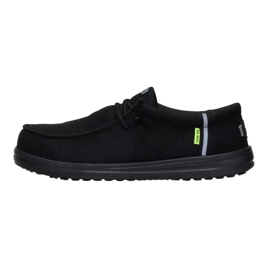 HEYDUDE Wally Work Comp Toe - Mens Comfortable Work Shoes HEYDUDE Wally Work Comp Toe - Mens Comfortable Work Shoes