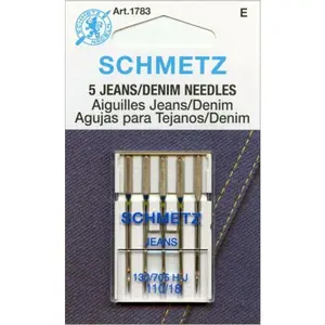 Schmetz 5pk Size 110/18 Jeans Denim Sewing Machine Needles 1783 130/705H-J 15x1