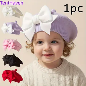 2026 Bow Bow Treasure Baby Thunder Hat Protective fontanelle Painter Hat Children's Hat Baby Sunscreen Hat