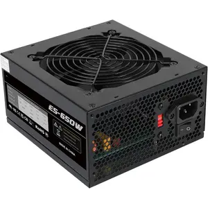 650W Non Modular Power  with Low-Noise 120mm Fan ATX PSU, 115/230   PFC Protection