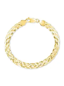Sterling Silver Woven Chain Bracelet
