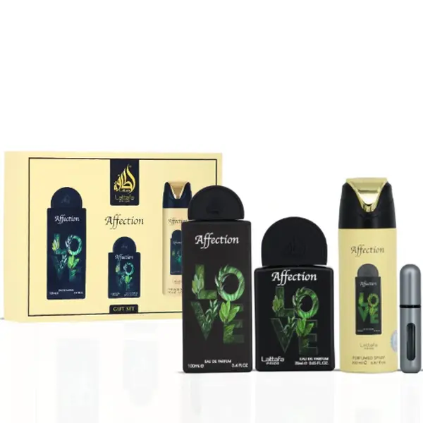 Lattafa Pride Affection Unisex 3 Piece Gift Set