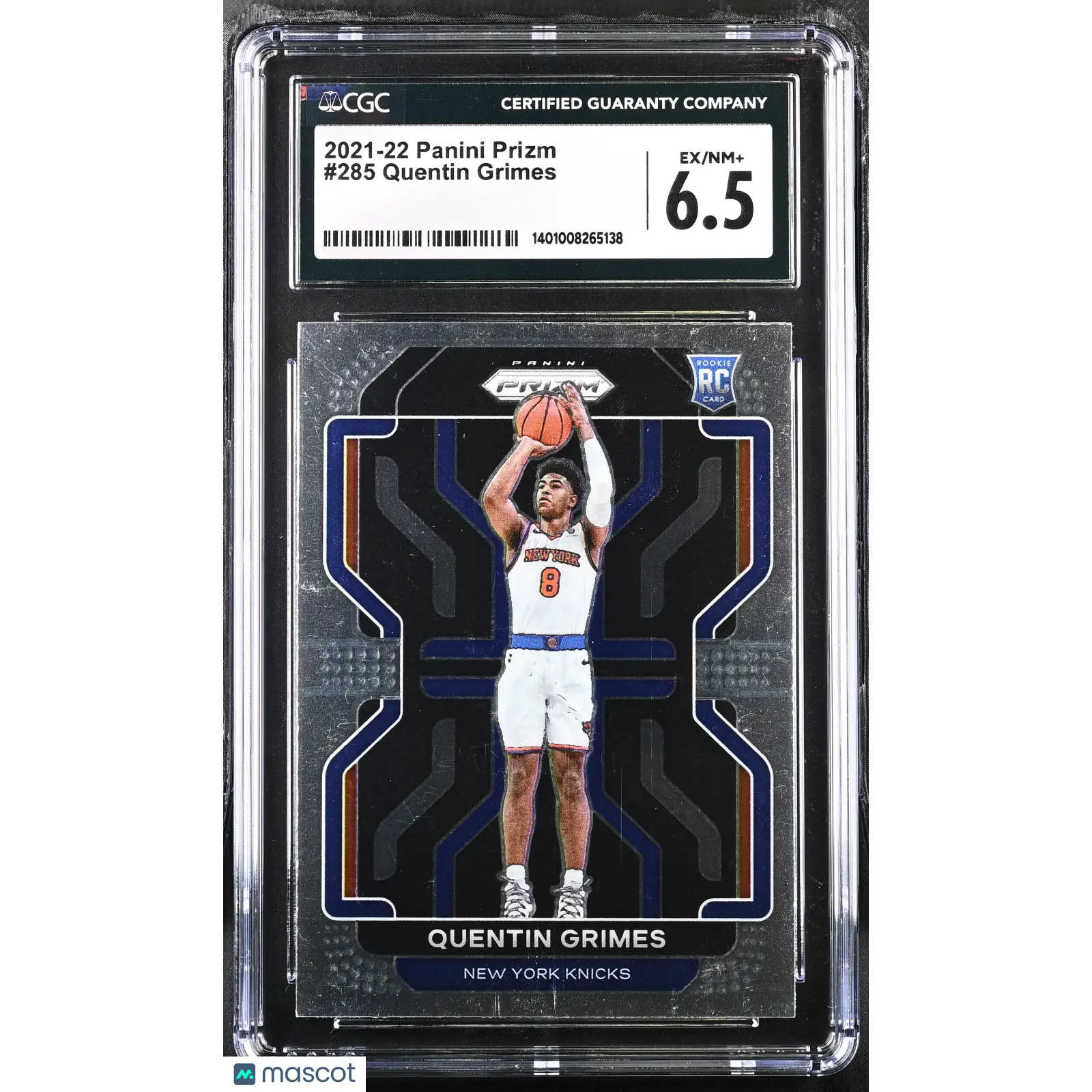 Quentin Grimes CGC 2021 Prizm #285 Basketball 6.5