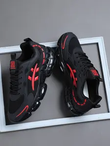 Men's Low-Top Casual Sports Shoes, Lightweight Comfortable Running Shoes, Ideal for Daily Outdoors, Fashion All Seasons Breathable Patchwork Color