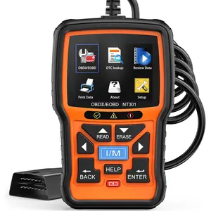 NT301 OBD2 Scanner Live Data Professional Mechanic OBDII Diagnostic Code Reader Tool for Check Engine Light